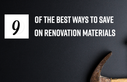 9 of the Best Ways to Save on Renovation Materials